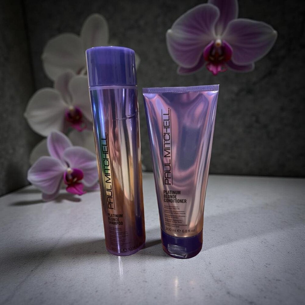 Paul Mitchell Platinum Blonde Shampoo 10.1 oz & Conditioner 6.8 oz